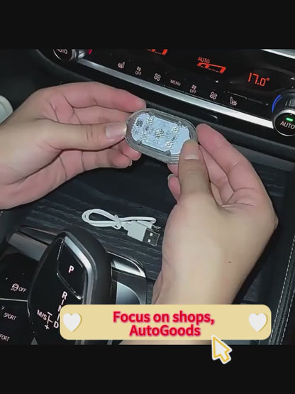 Car LED Lights – 7 Colors Mini USB Rechargeable